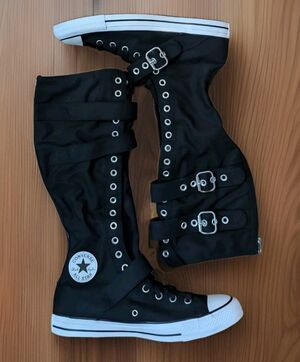 New Chuck Taylor All Star XX-Hi High Knee Straps & Buckles A14873C Sz Women' 6.5